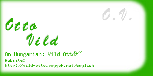 otto vild business card